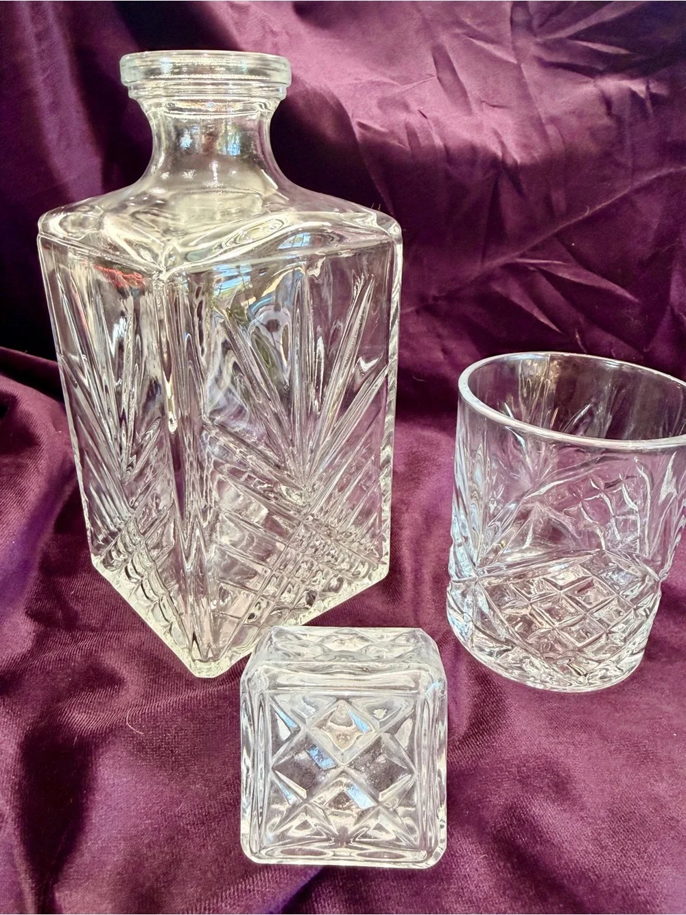 Bormioli Whiskey Decanter and Glasses Set - Barware